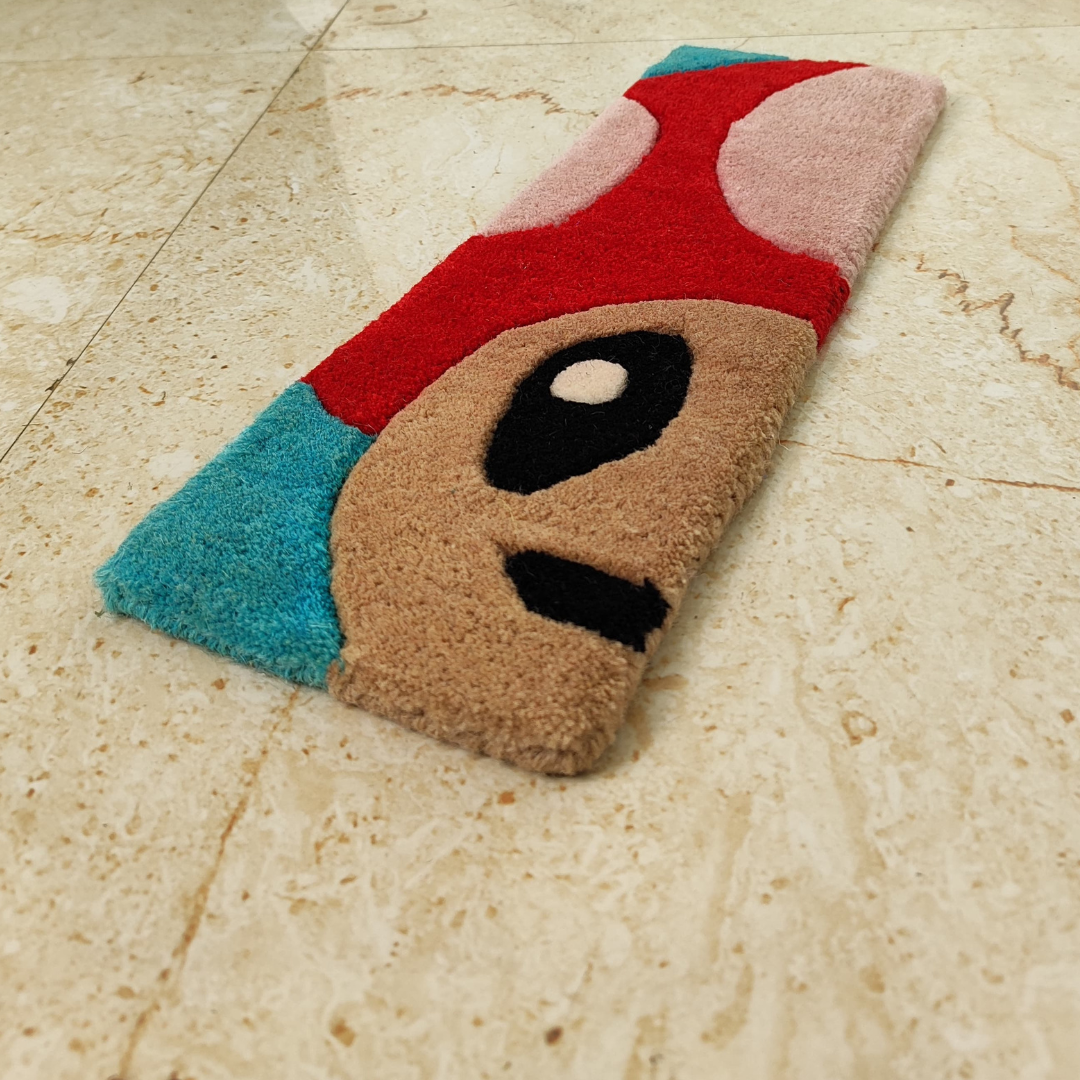 Toad Inspired Tufted Rug