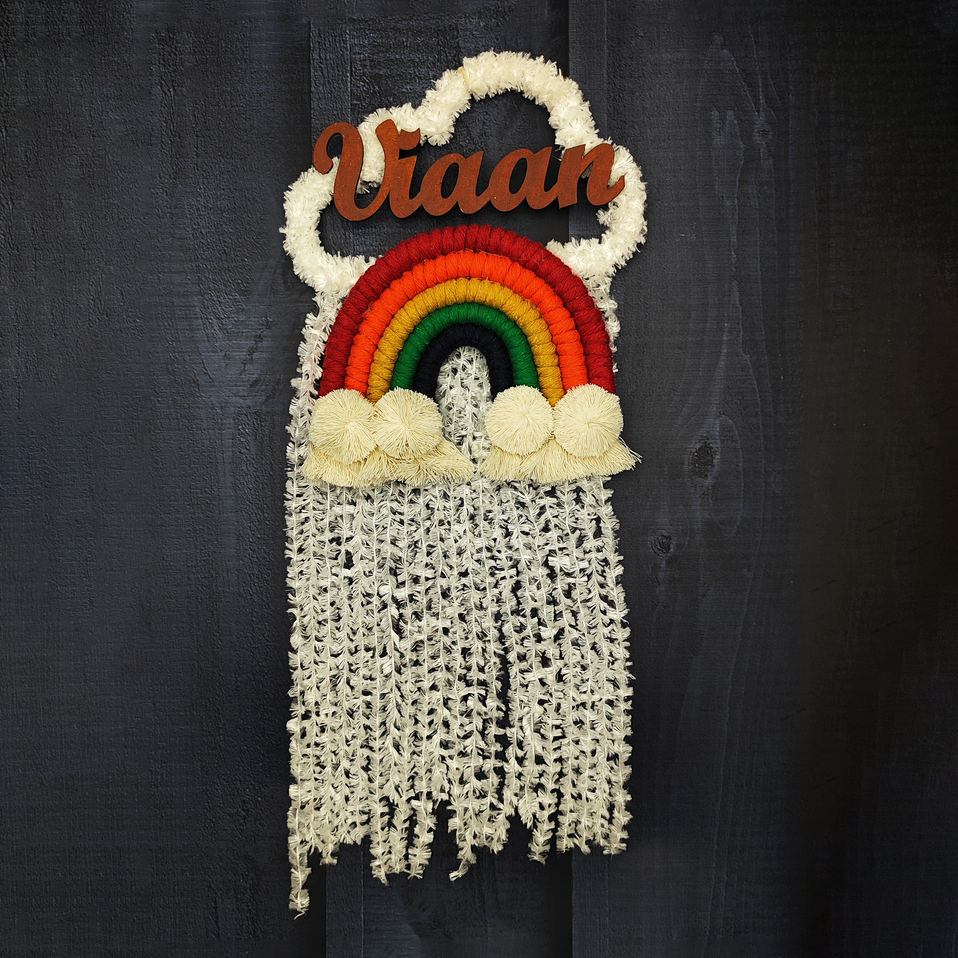 Handmade macrame wall hanging