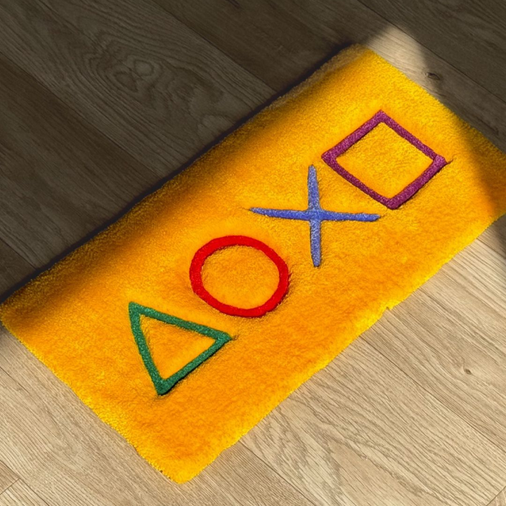 Playstation Smoky Gaming Rug