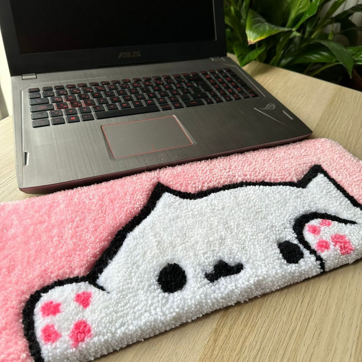 Cute Cat Keyboard Rug