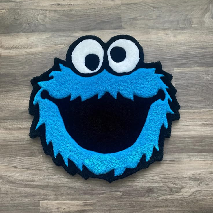 'Cookie Monster' Inspired Rug