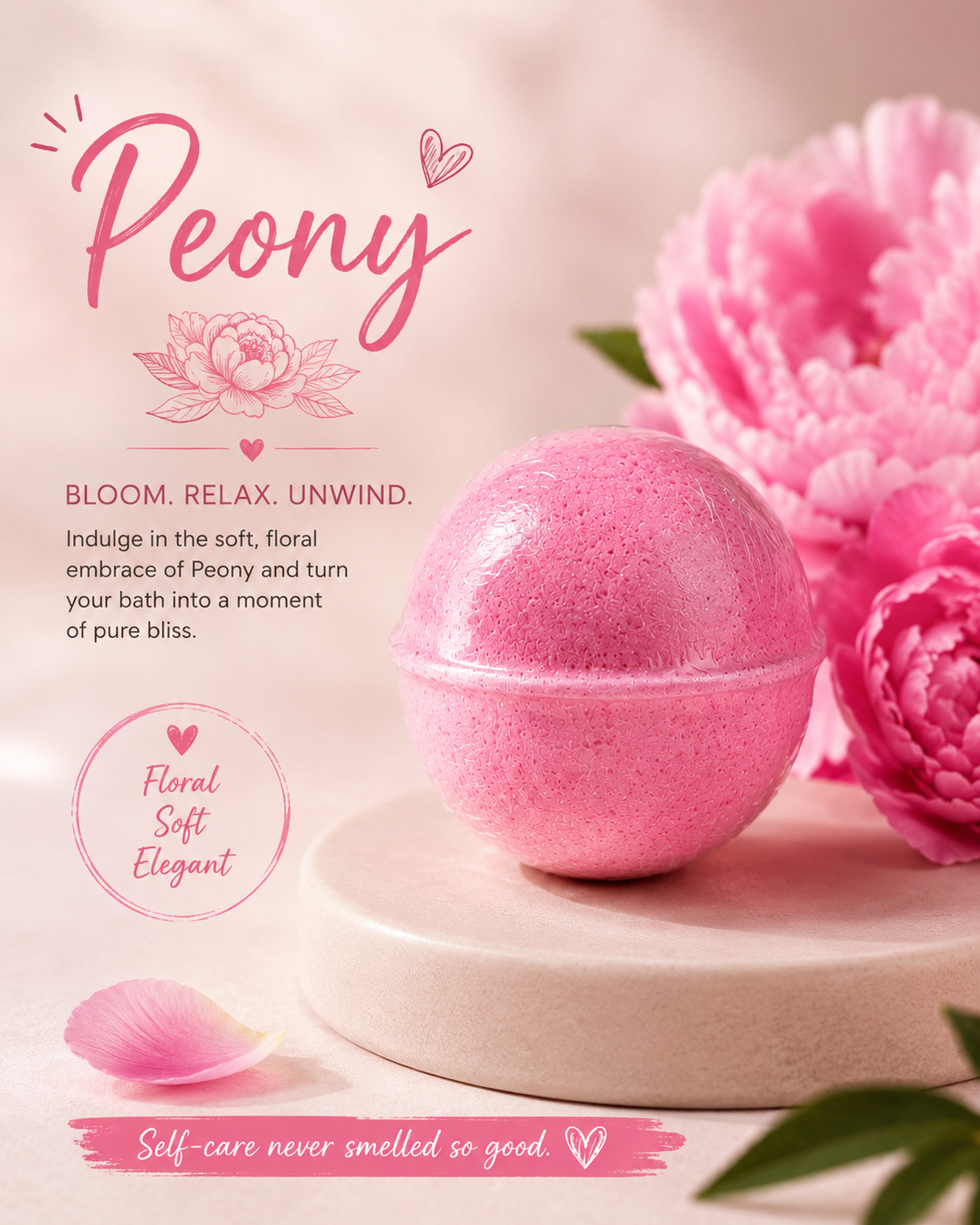 Peony Bath Bomb