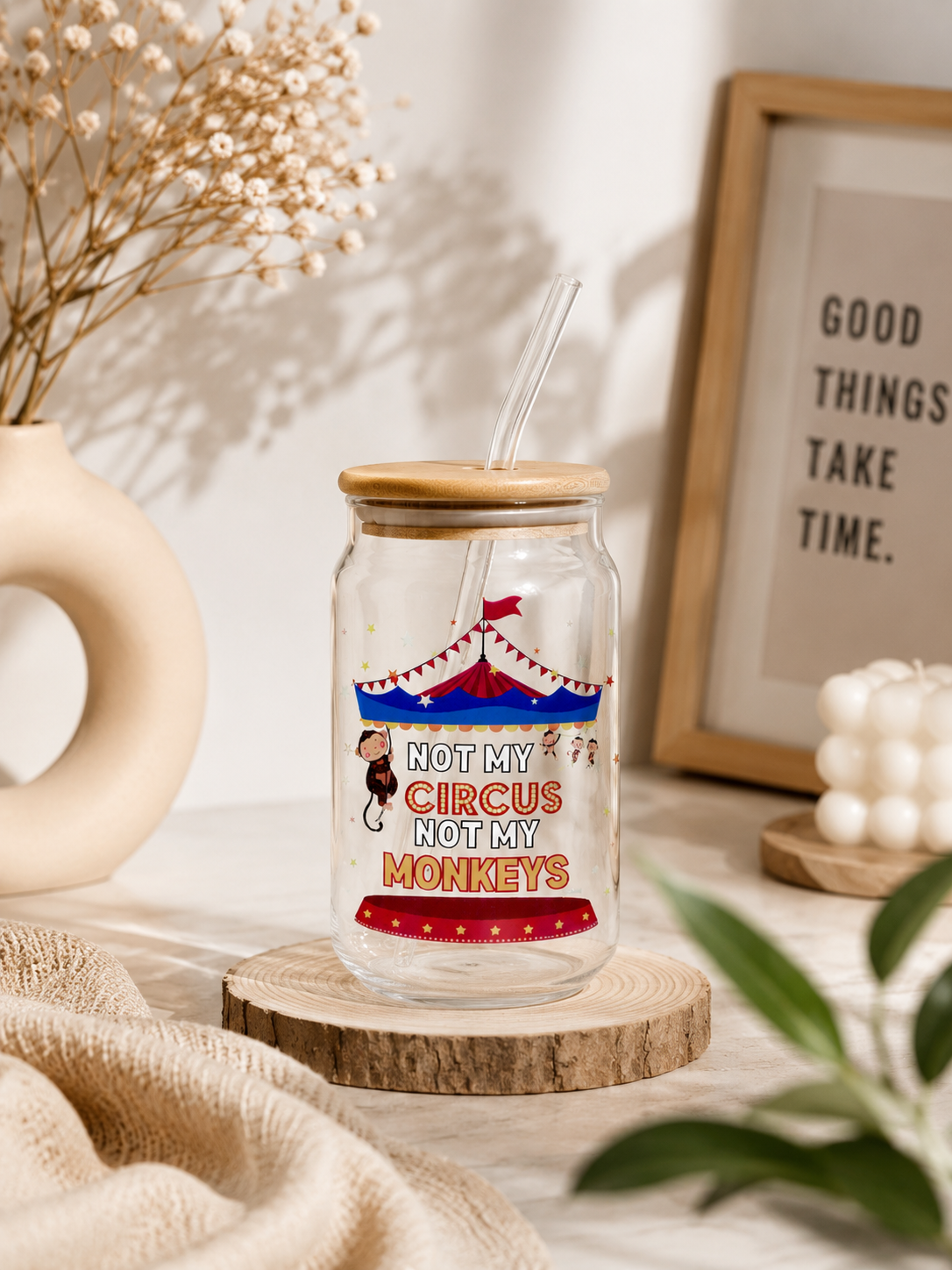 Circus Coffee Jar