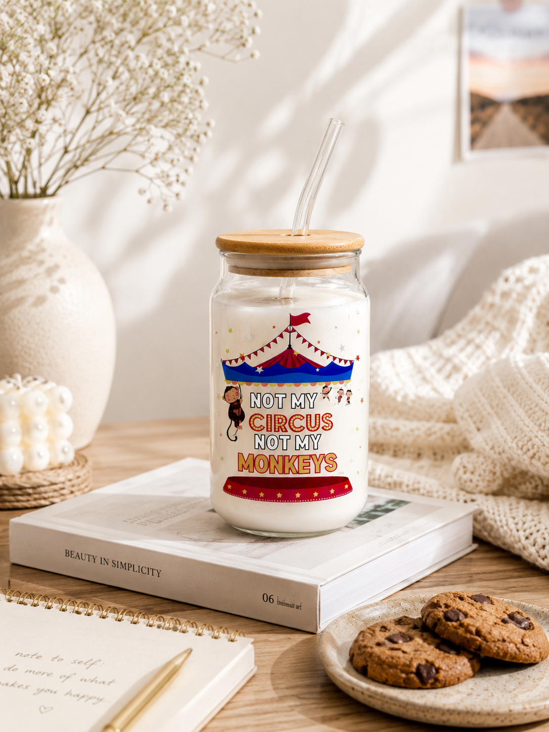 Circus Coffee Jar