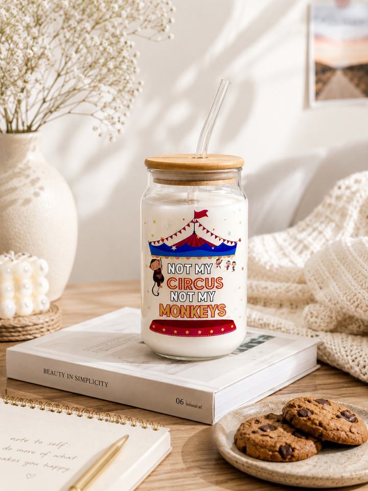 Circus Coffee Jar