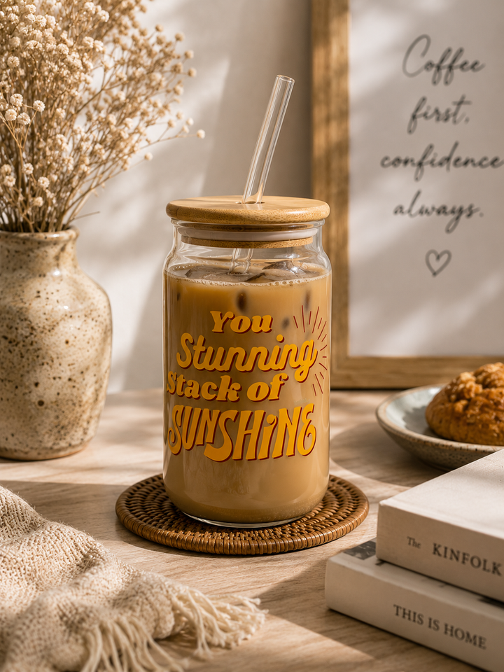 Stack of Sunshine- Coffee Jar