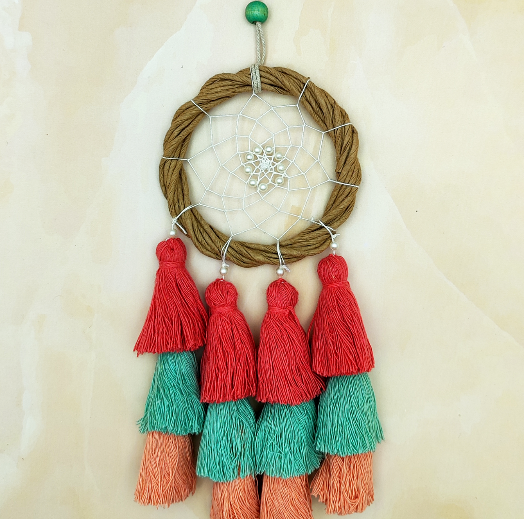 Tassled Dreamcatcher || Multicolor